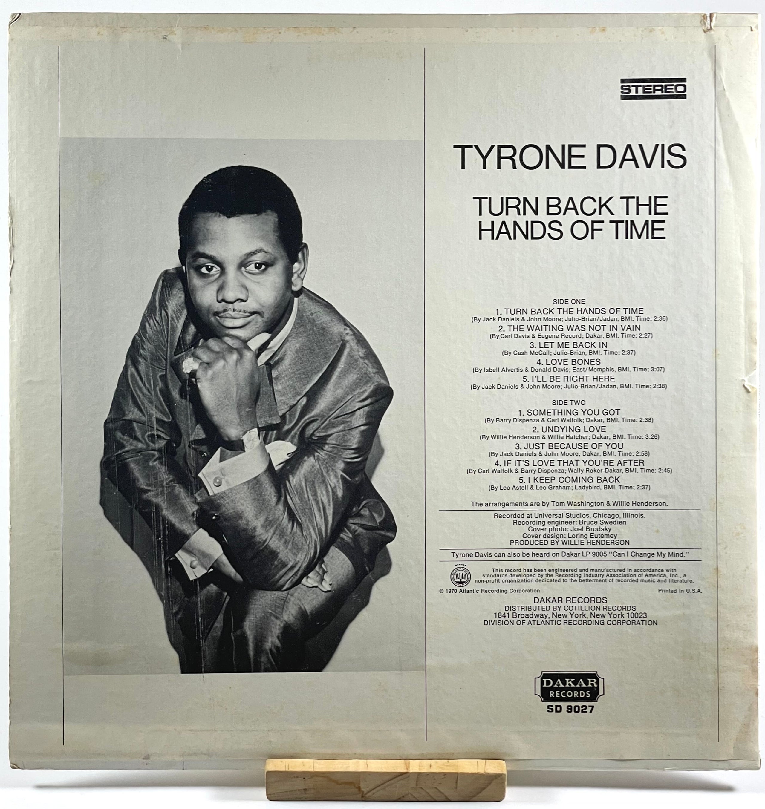 Tyrone Davis ‎– Turn Back The Hands Of Time